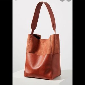 Anthropologie Slouchy Bucket Bag